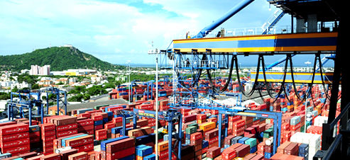 Puerto cargueros en Colombia
