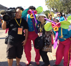 Periodistas de Japón  visitan Colombia y conocen sus carnavales 